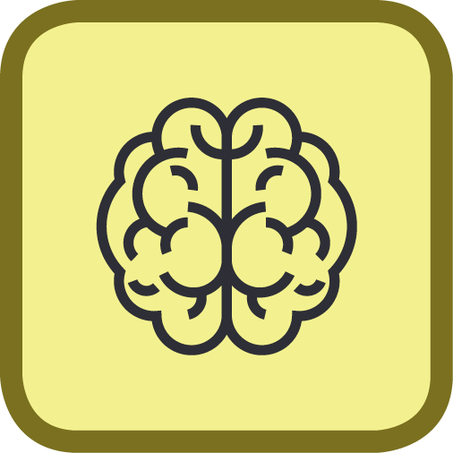 education icon - brain